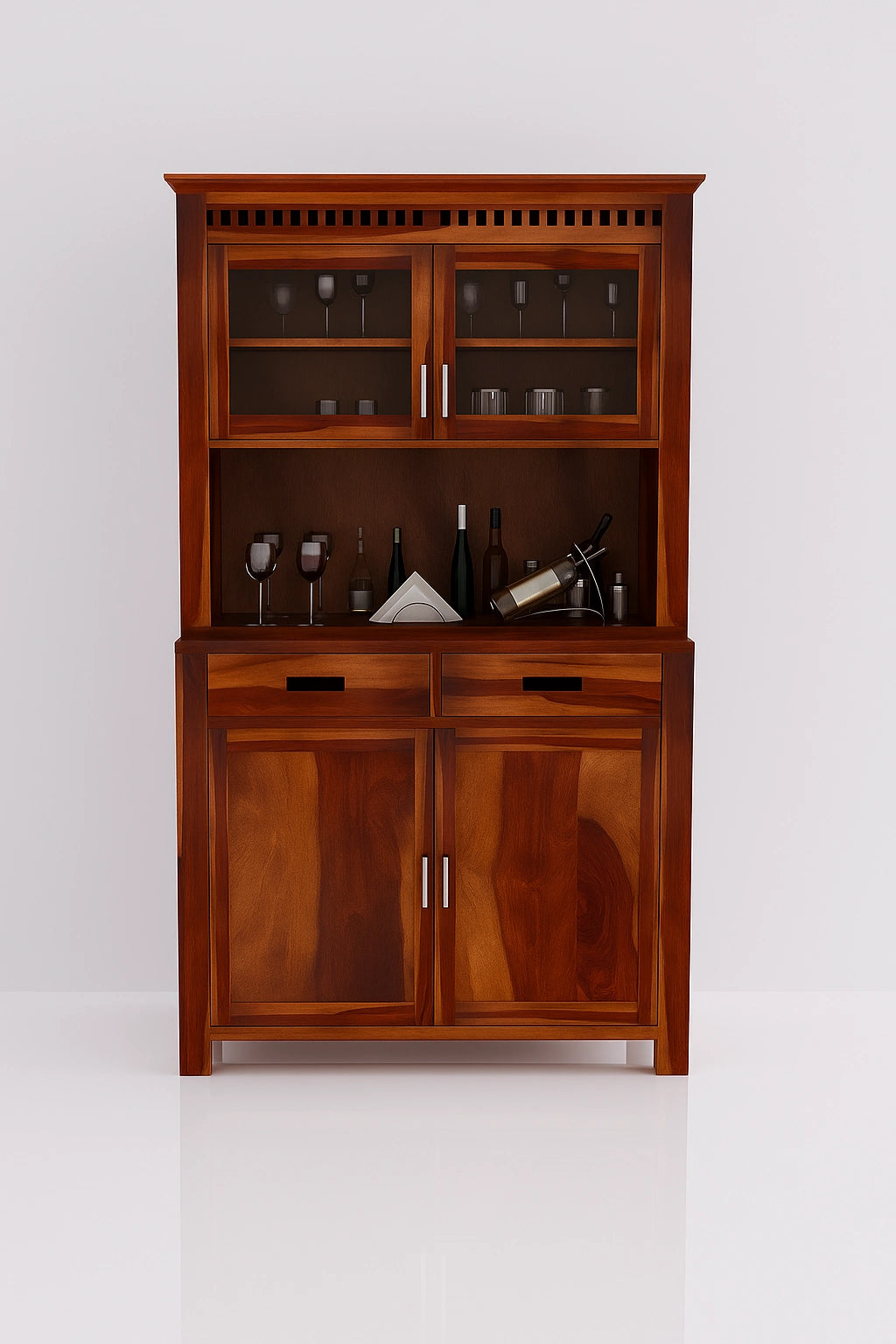 Adolf Wooden Bar Cabinet