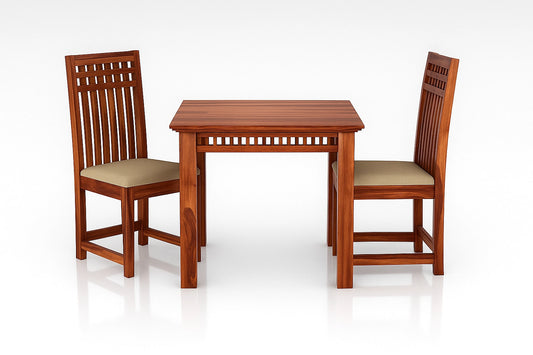 Adolf Wooden Dining Table 2 Seater Set