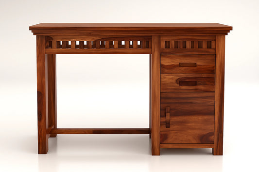 Adolf Study Table with Pull Out Drawers and Cabinet