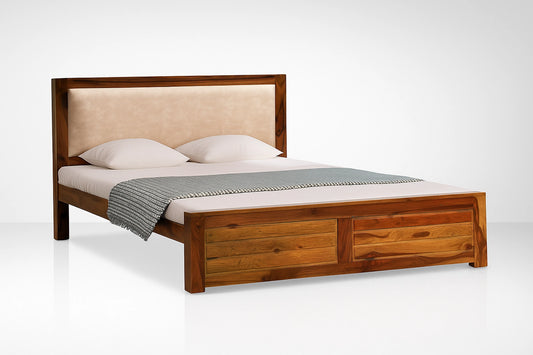 Antara Wooden King Double Bed