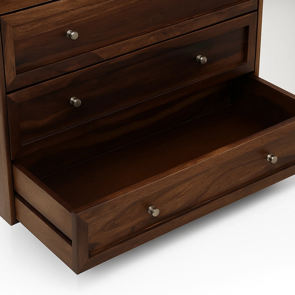 Roots Wooden Chest Of Drawers