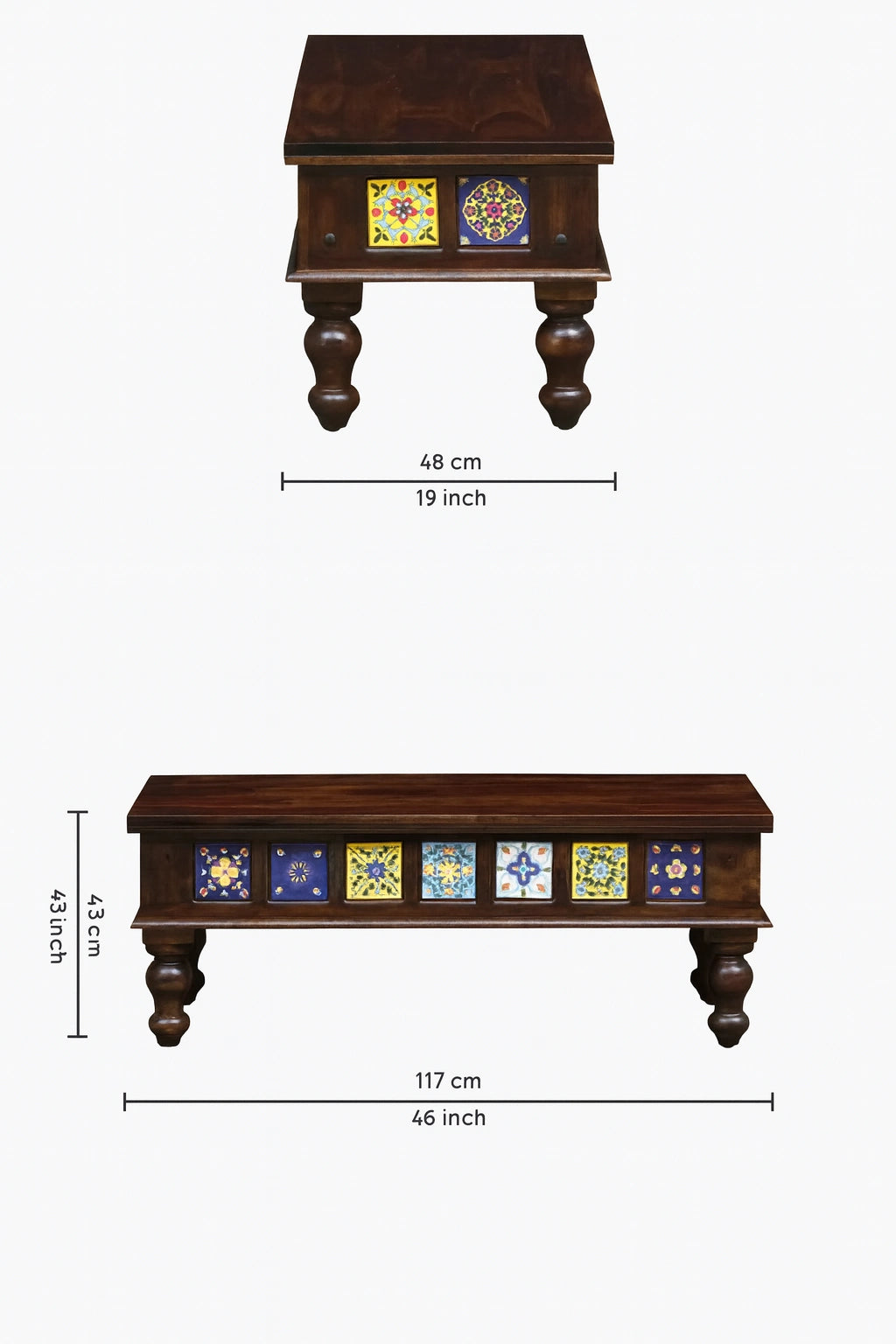 Casa Wooden Dining Table 6 Seater Set with Bench