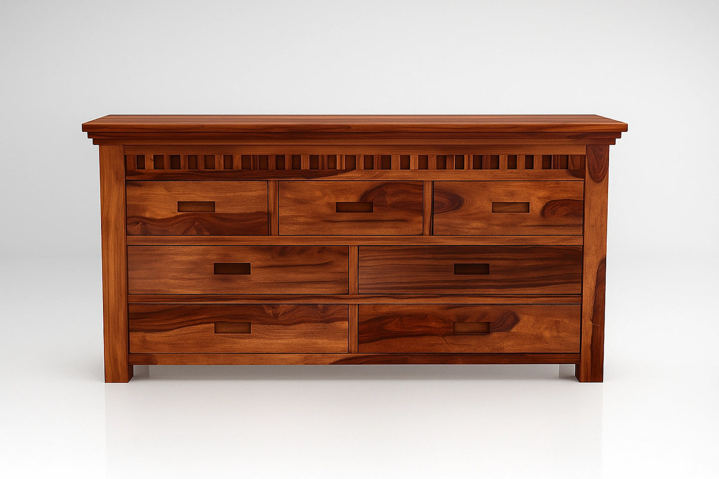 Adolf 7-Drawer Wooden Chest Of Drawers