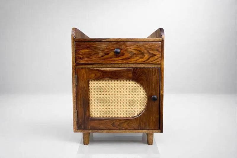 Siya Sheesham Wood Bed Side Table