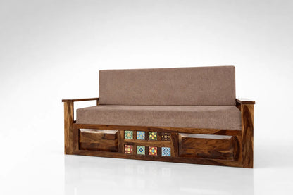 Casa Sheesham Wooden Sofa Bed