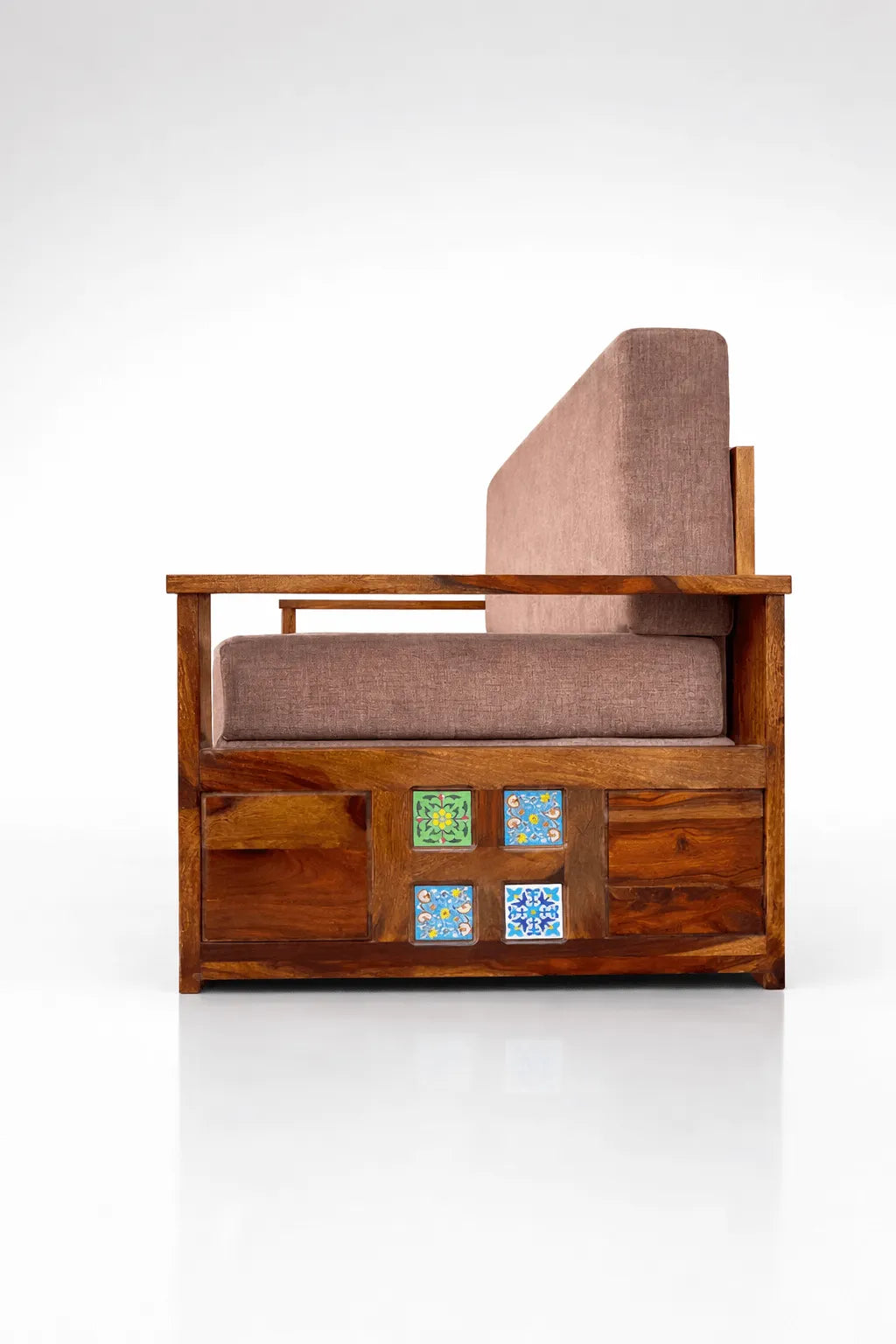 Casa Sheesham Wooden Sofa Bed