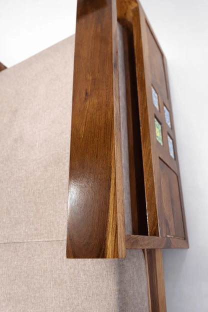 Casa Sheesham Wooden Sofa Bed