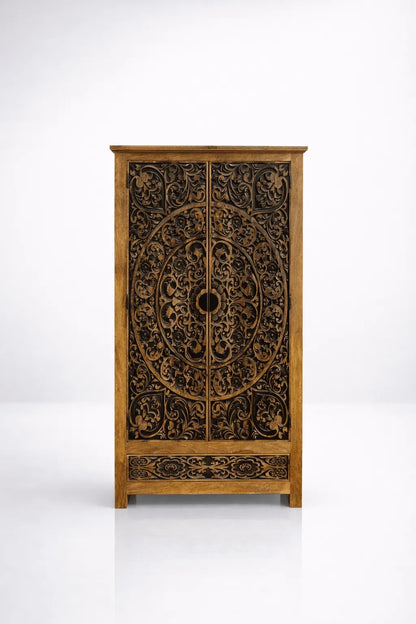 Ira Wardrobe 2 Door Mango Wood
