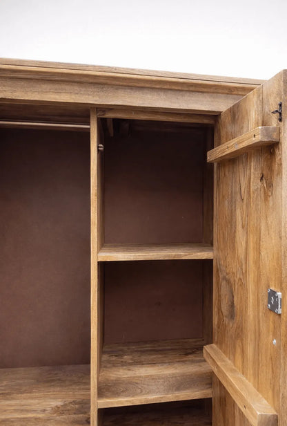Ira Wardrobe 2 Door Mango Wood