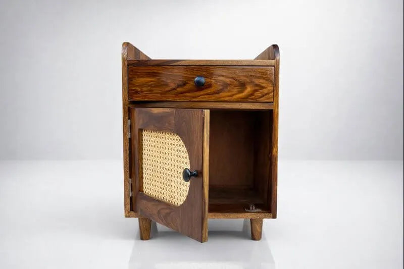 Siya Sheesham Wood Bed Side Table