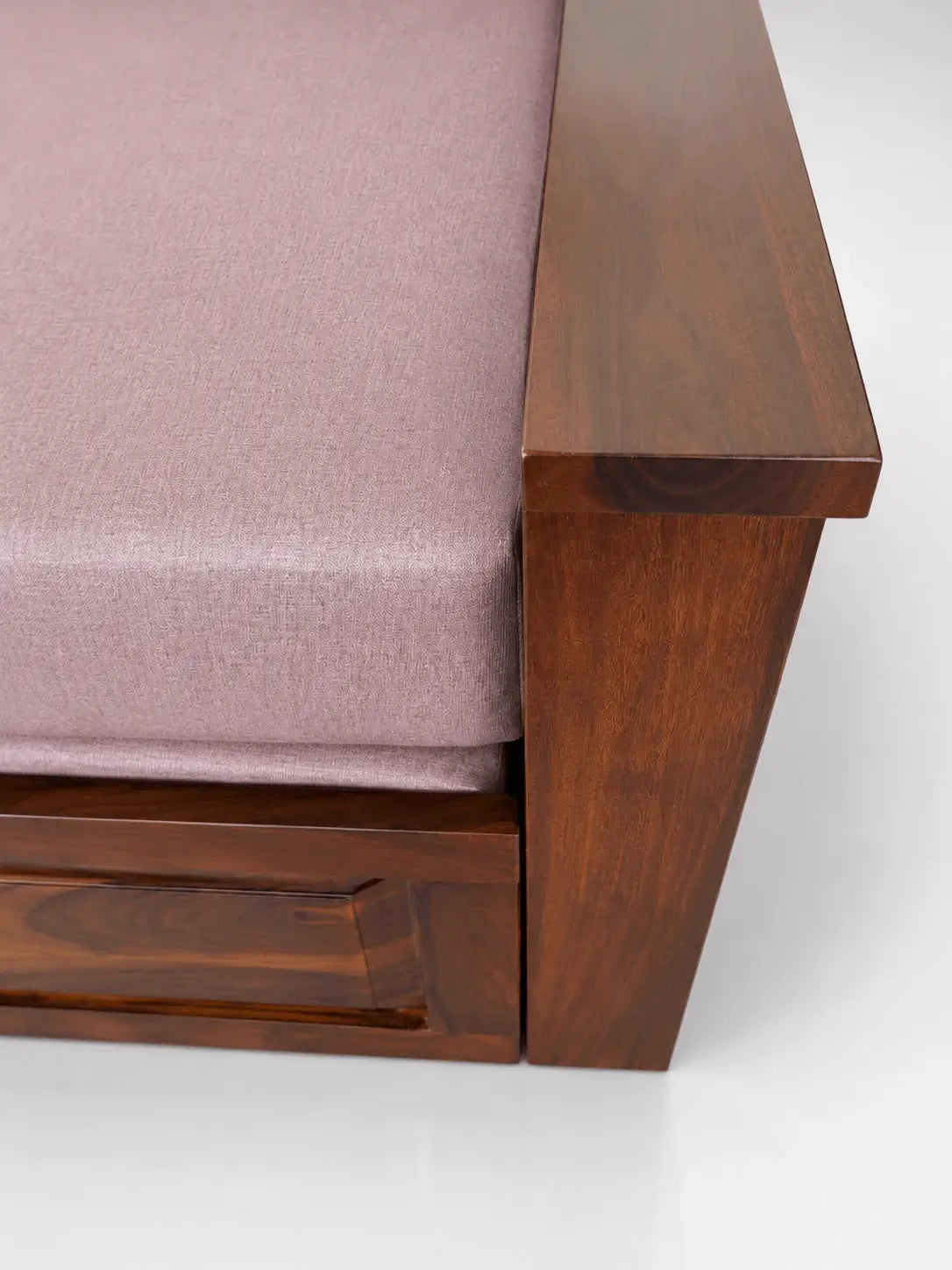 Siya Casa Solid Wood Sheesham Sofa Bed