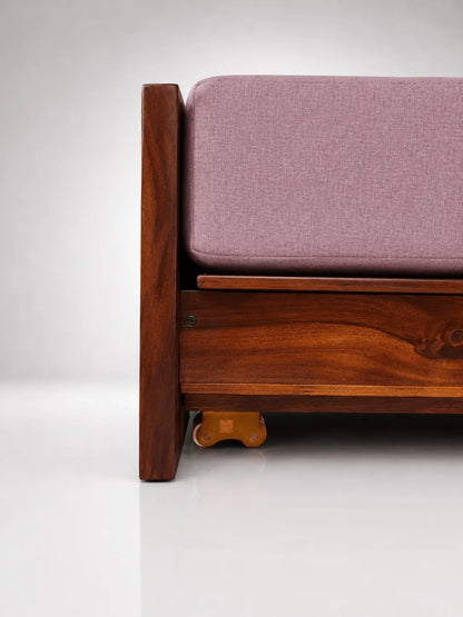 Siya Casa Solid Wood Sheesham Sofa Bed