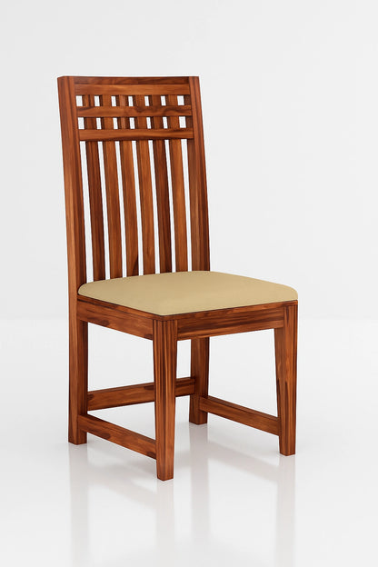 Adolf Wooden Compact Dining Table 4 Seater Set