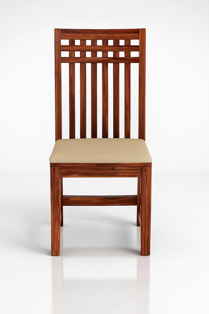 Adolf Wooden Compact Dining Table 4 Seater Set