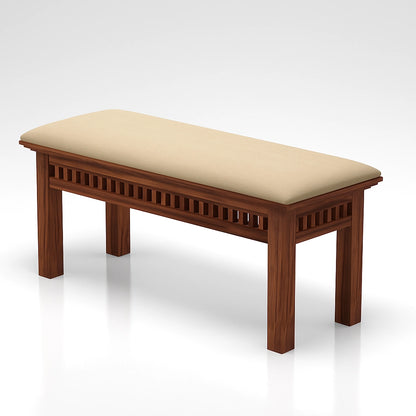 Adolf Wooden Dining Table 4 Seater Set with bench