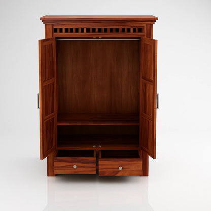 Adolf Wooden 2 Door Medium Size Wardrobe