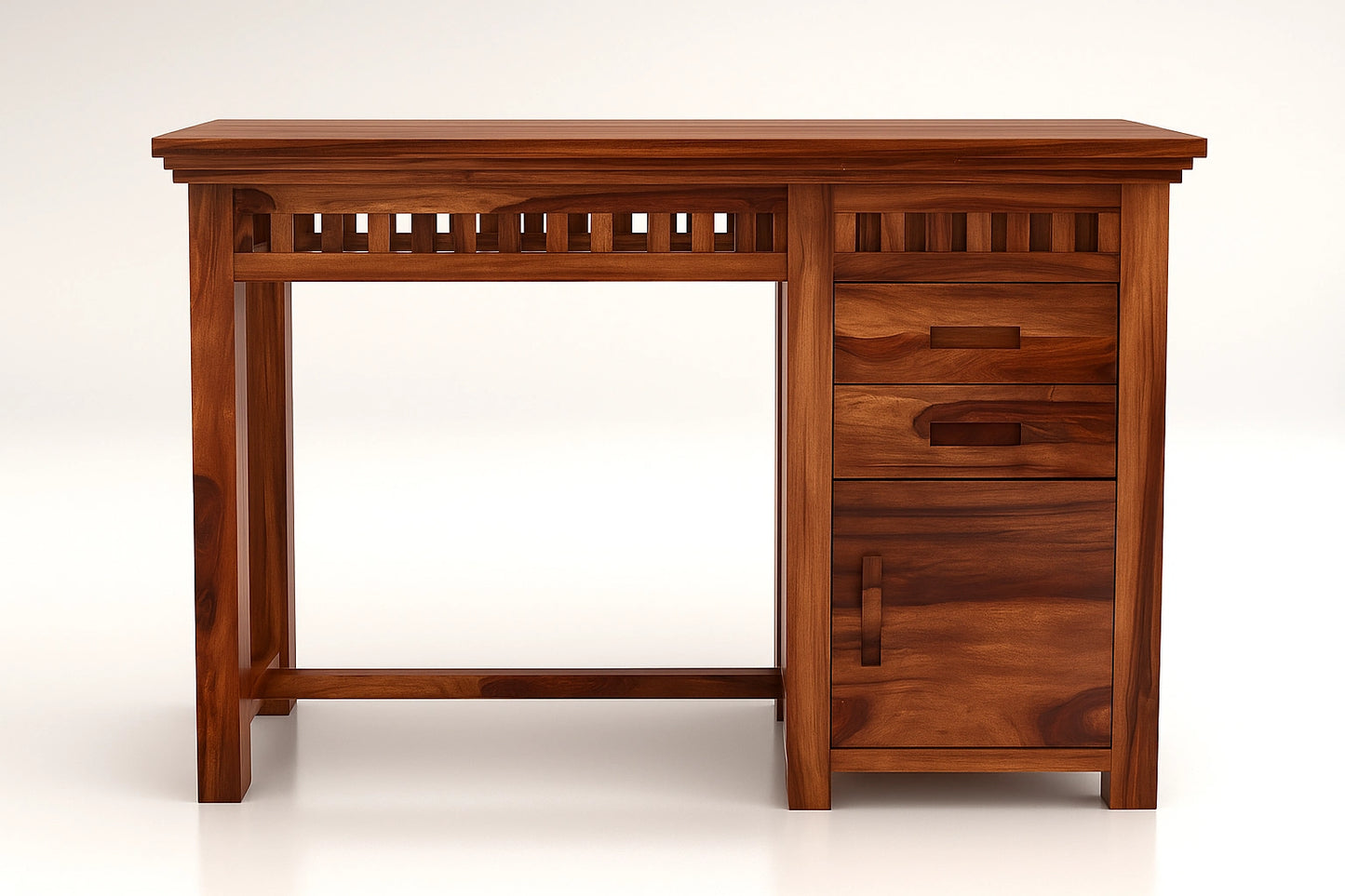 Adolf Study Table with Pull Out Drawers and Cabinet