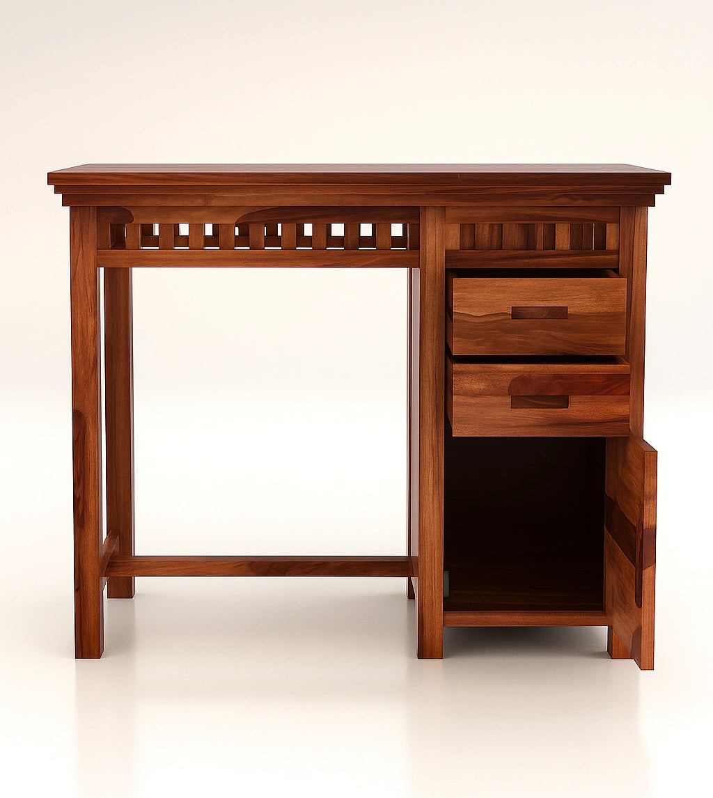 Adolf Study Table with Pull Out Drawers and Cabinet
