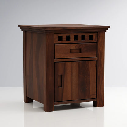 Adolf Wooden Bed Side Table