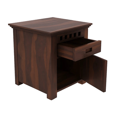 Adolf Wooden Bed Side Table