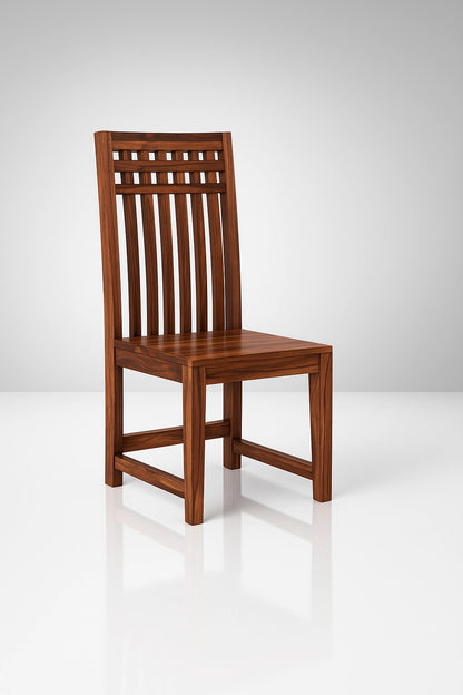Adolf Wooden Dining Chair without cushion