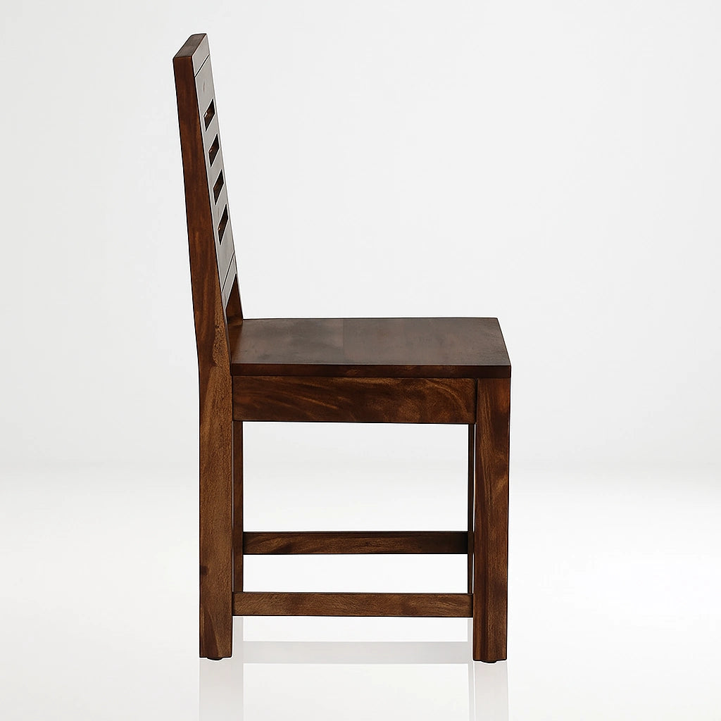 Harmony Sheesham Wood Dining Table 4 Seater Set