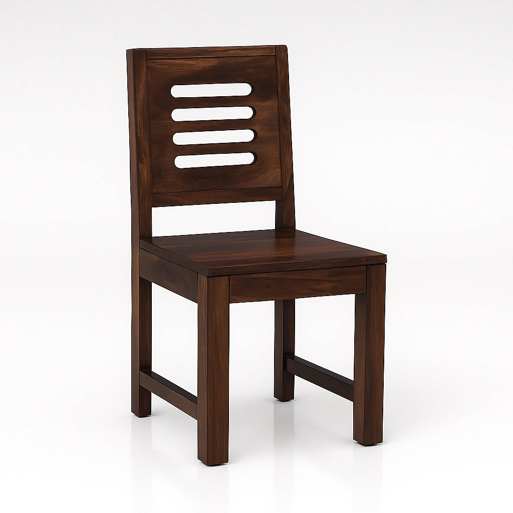 Harmony Sheesham Wood Dining Table 4 Seater Set