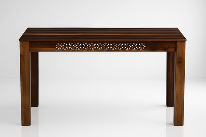 Roots Wooden Dining Table 4 Seater Set with bench
