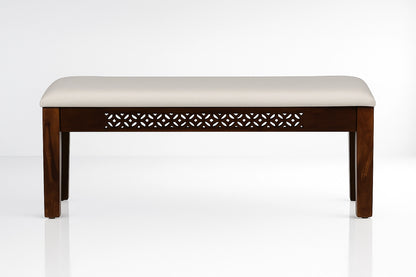 Roots Wooden Dining Table 4 Seater Set with bench