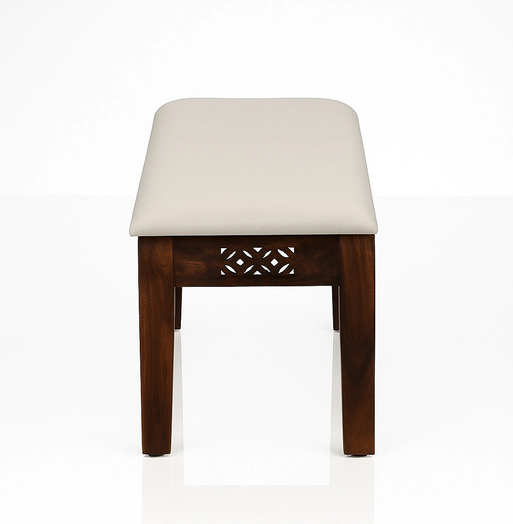 Roots Wooden Dining Table 4 Seater Set with bench