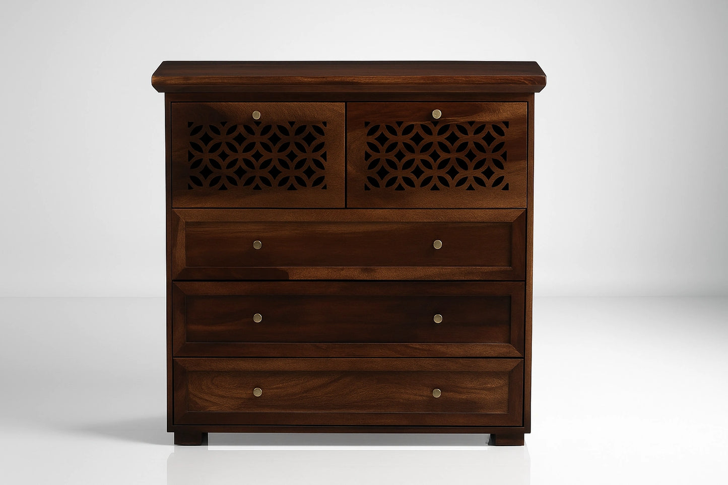 Roots Wooden Chest Of Drawers