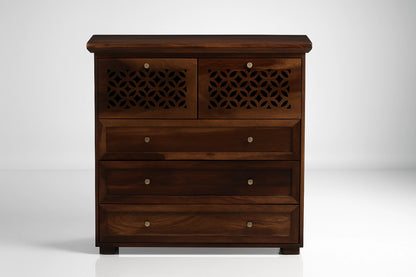 Roots Wooden Chest Of Drawers