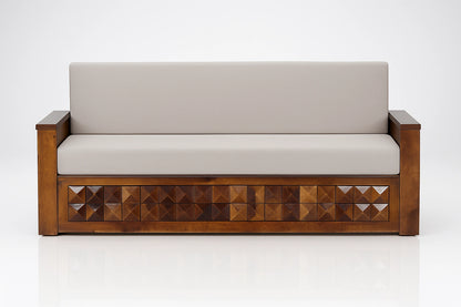 Magadha Wooden Sofa Bed with Storage