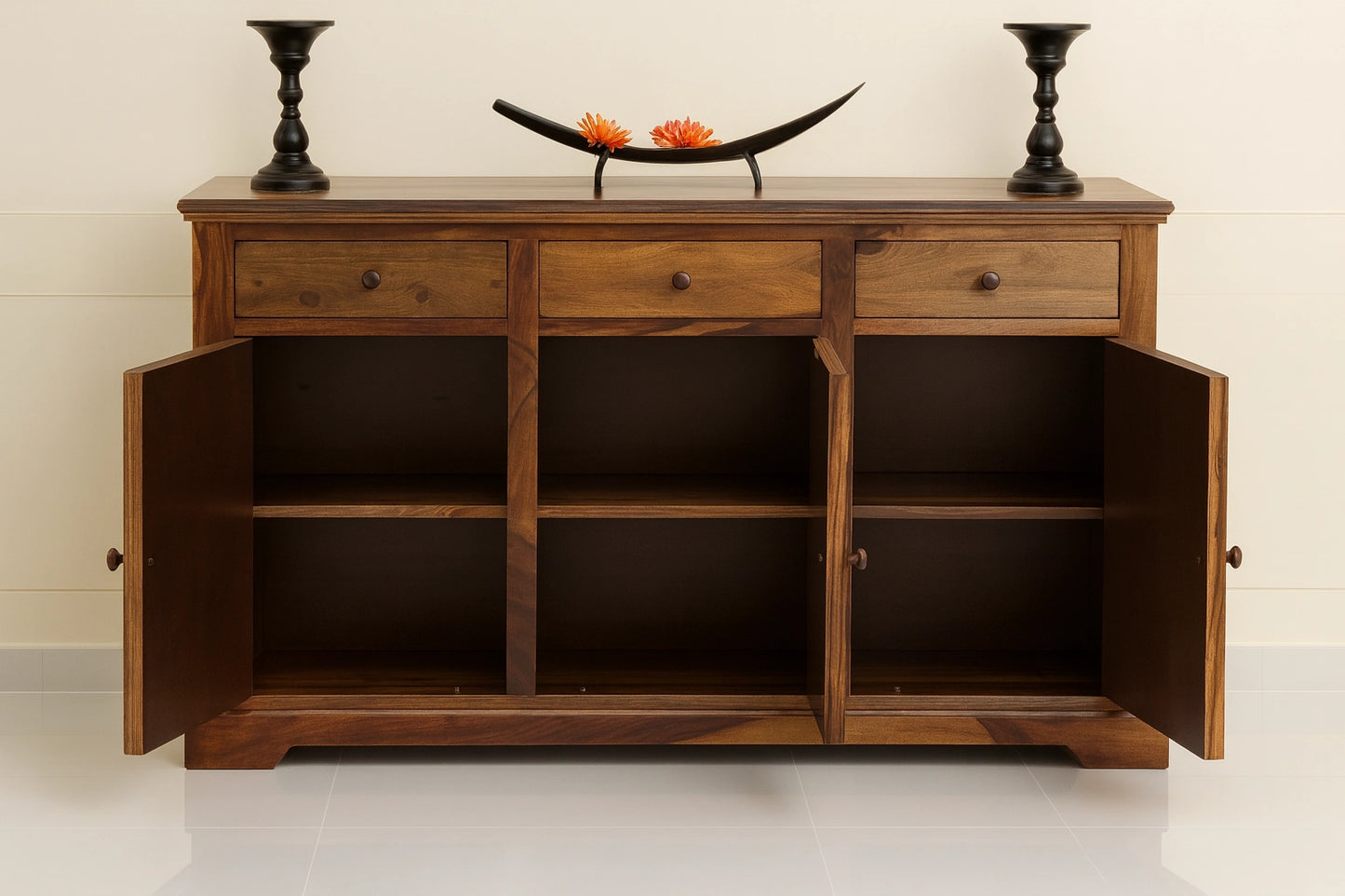 Niwar Sheesham Solid Wood Sideboard