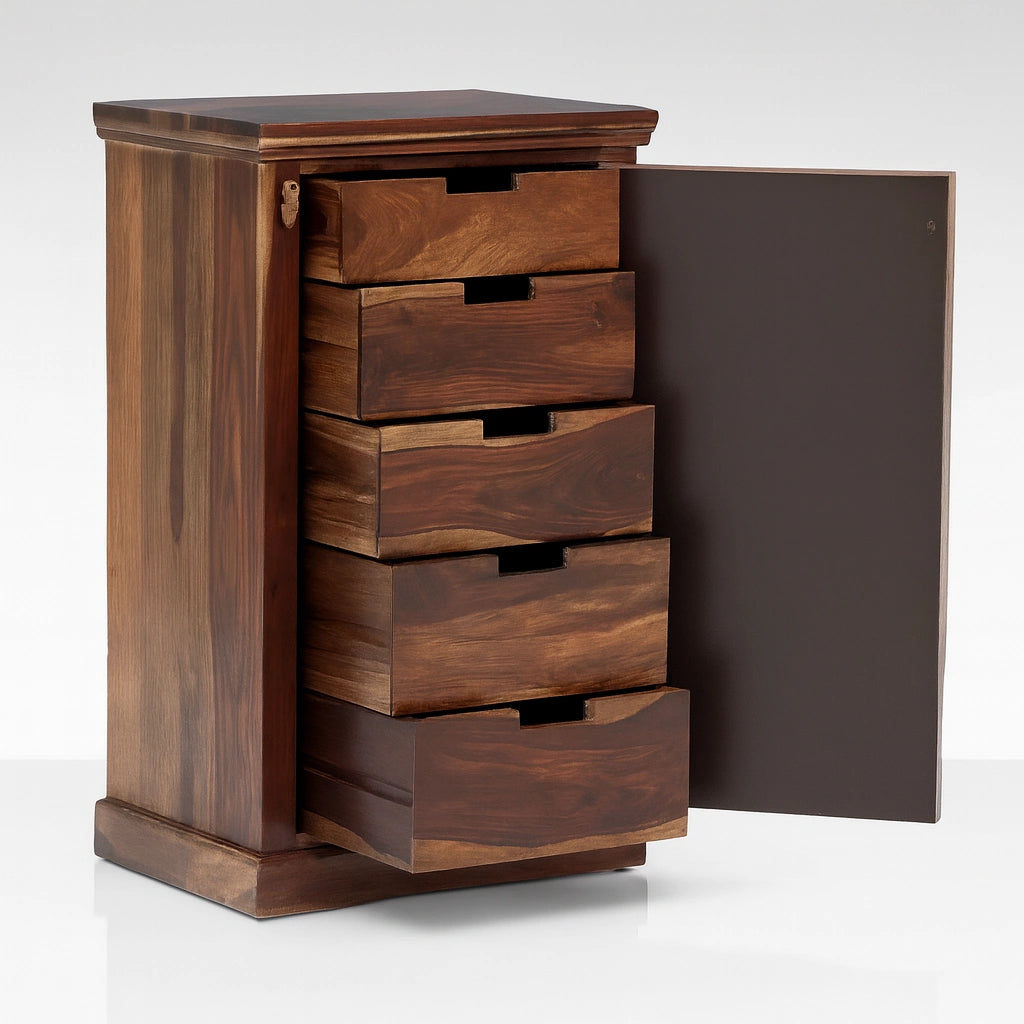 Niwar Wooden Chest Of Drawer