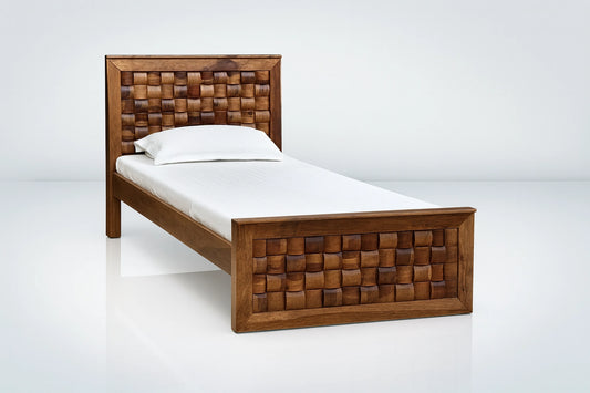 Niwar Wooden Single Bed without storage