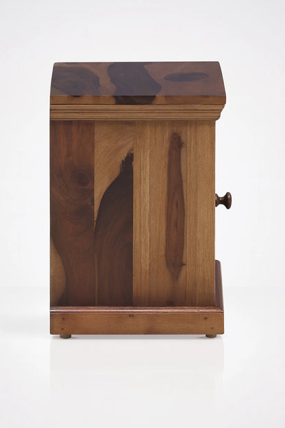 Niwar Solid Wood Bed Side Table