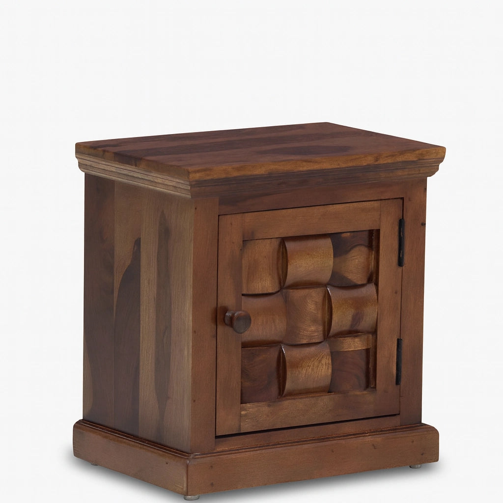 Niwar Solid Wood Bed Side Table