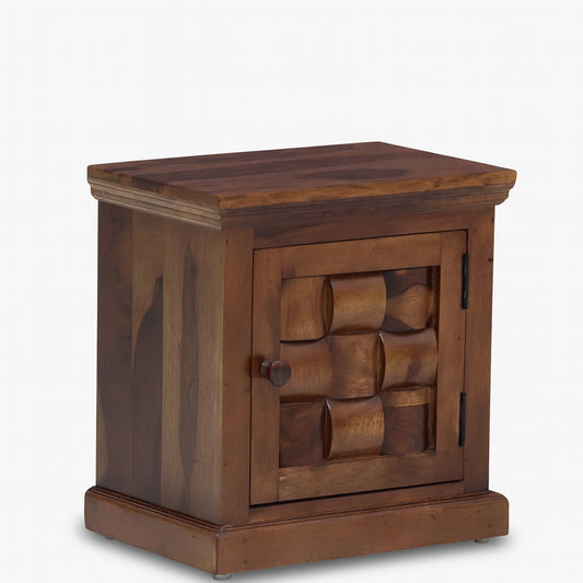 Niwar Solid Wood Bed Side Table