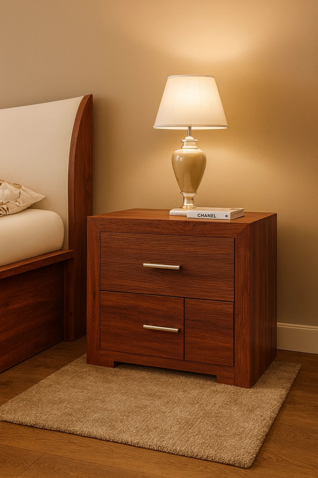 Aryvara Wooden Bed Side Table