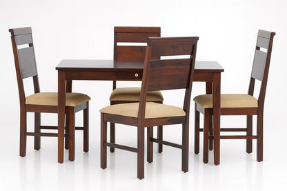 Aryvara Sheesham Wood Dining Table 4 Seater Set