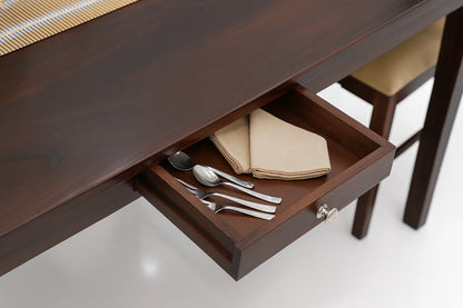 Aryvara Wooden Dining Table 6 Seater Set