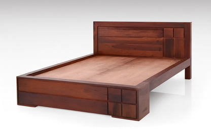 Aryvara Sheesham Wooden Queen Bed