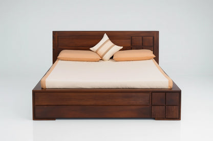 Aryvara Sheesham Wooden Queen Bed