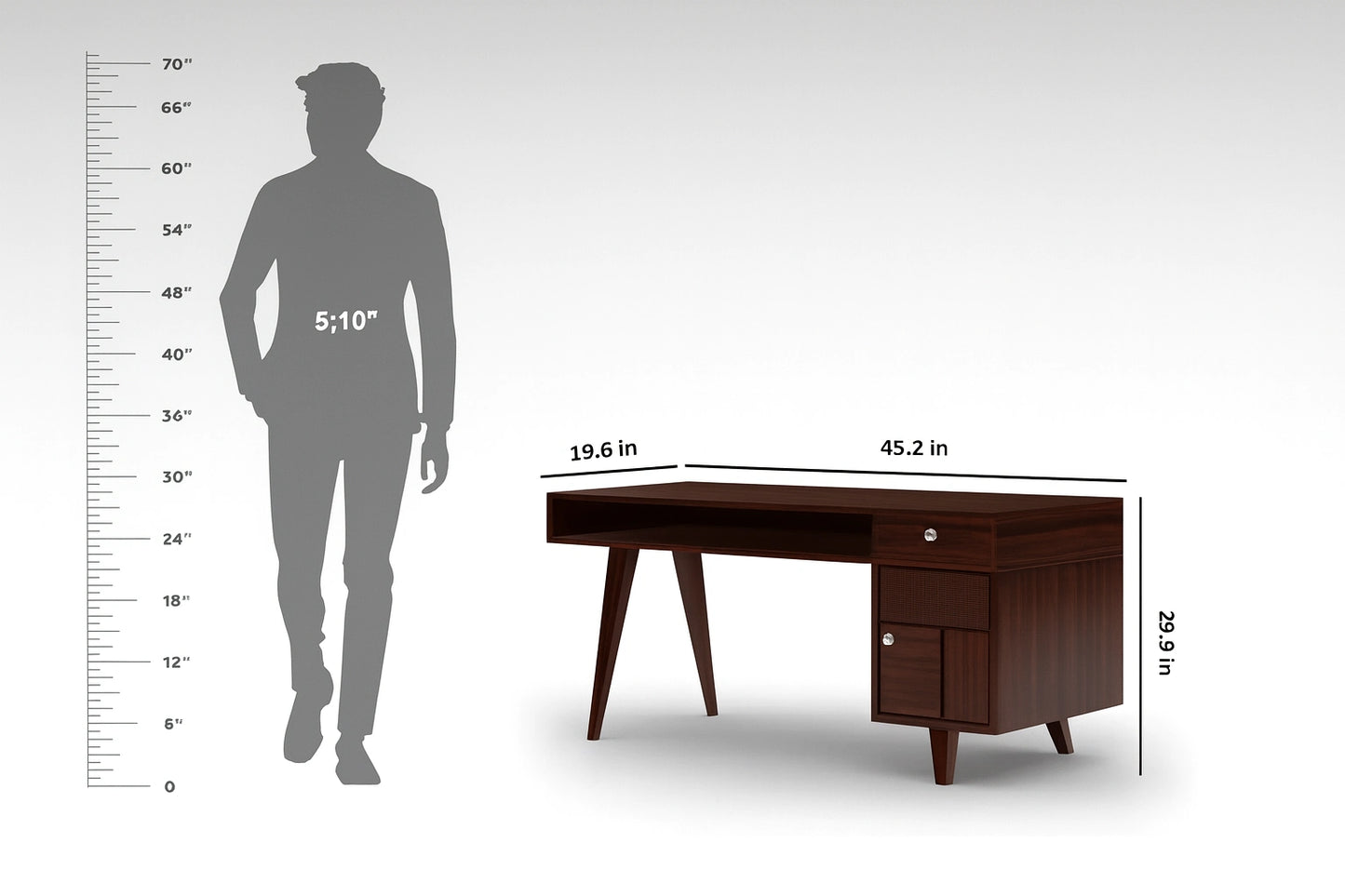 Aryvara Wooden Study Desk