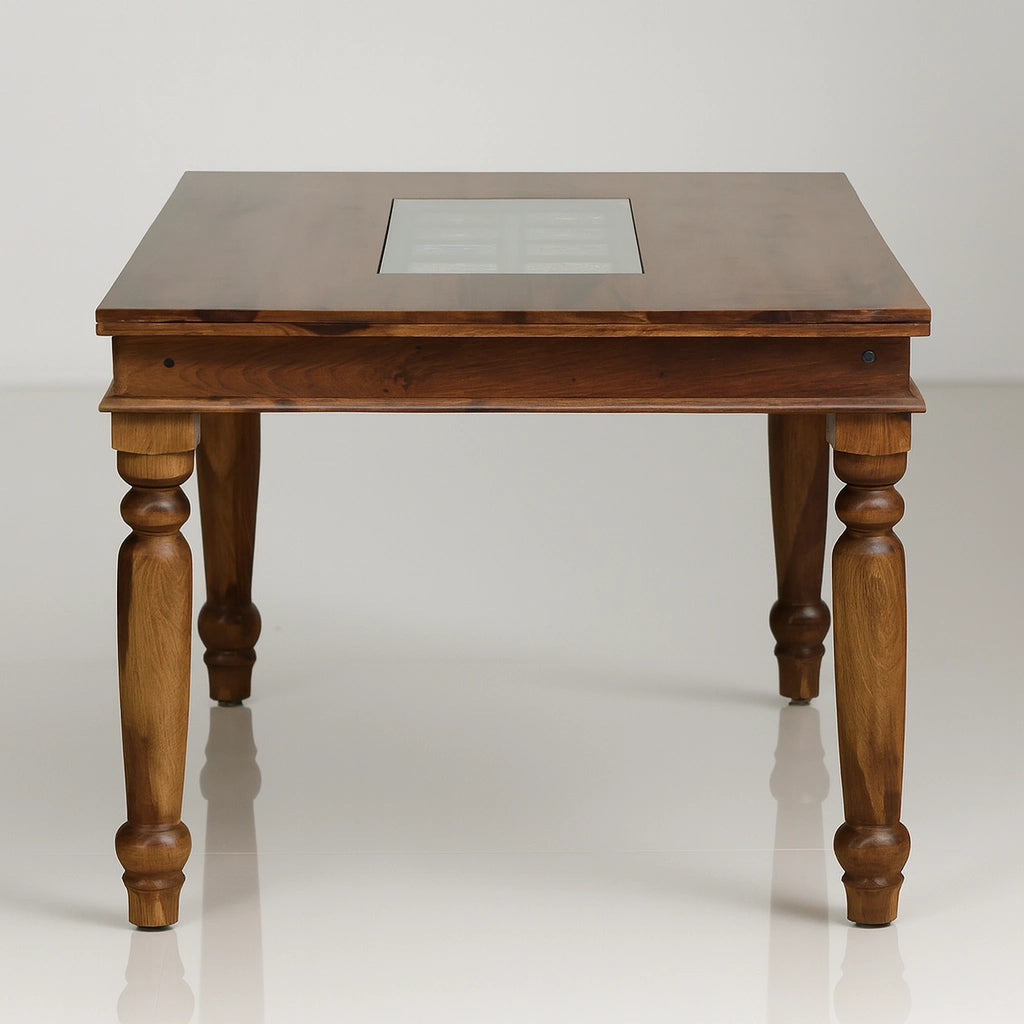 Casa Wooden Dining Table 6 Seater Set with Bench