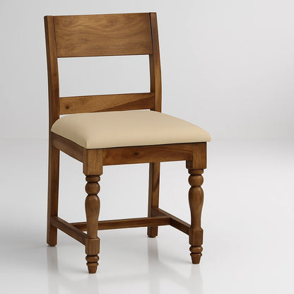 Casa Wooden Dining Table 6 Seater Set with Cushioned Chair