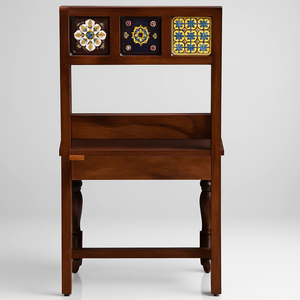 Casa Wooden Dining Table 4 Seater Set