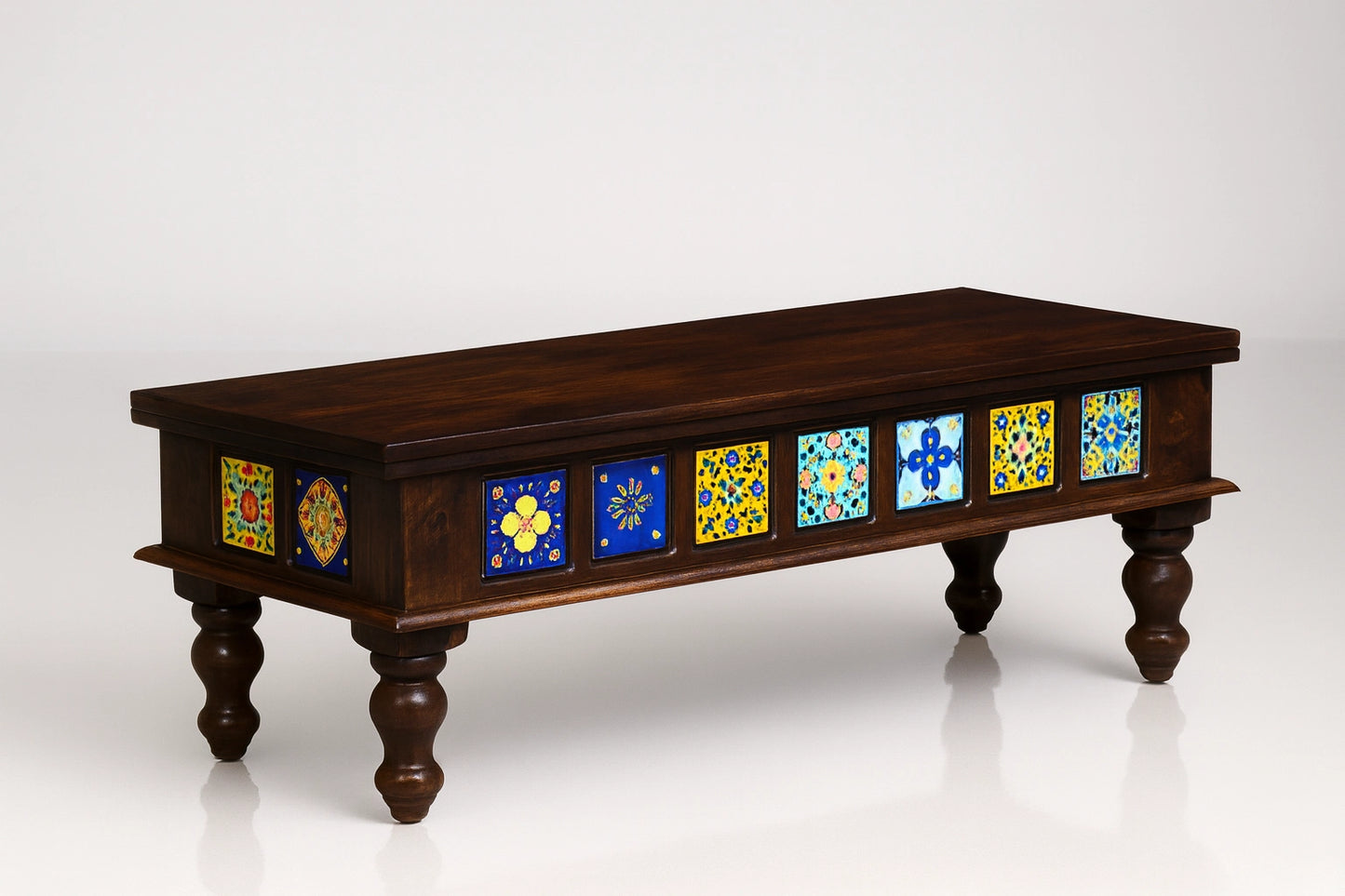 Casa Wooden Dining Table 6 Seater Set with Bench