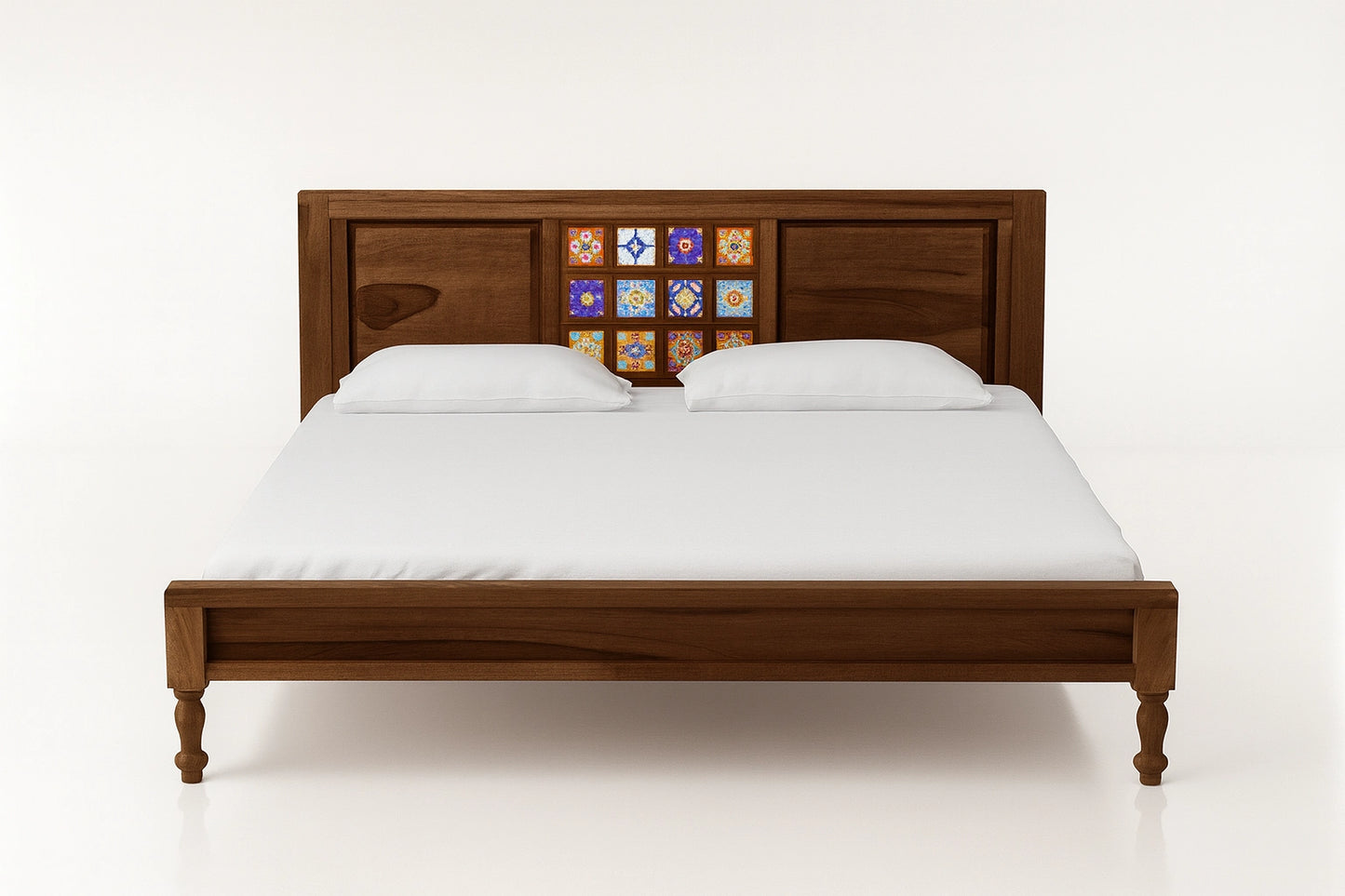 Casa Sheesham Wooden Queen Bed